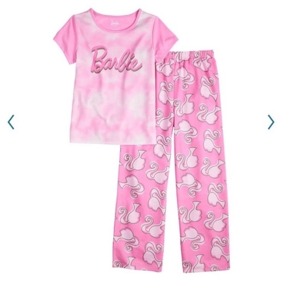 Barbie pajamas size 10 and pillow purse - Picture 3 of 13